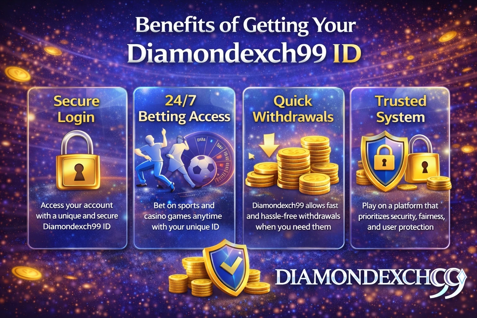 Benefits of Diamondexch99 ID secure login fast withdrawals