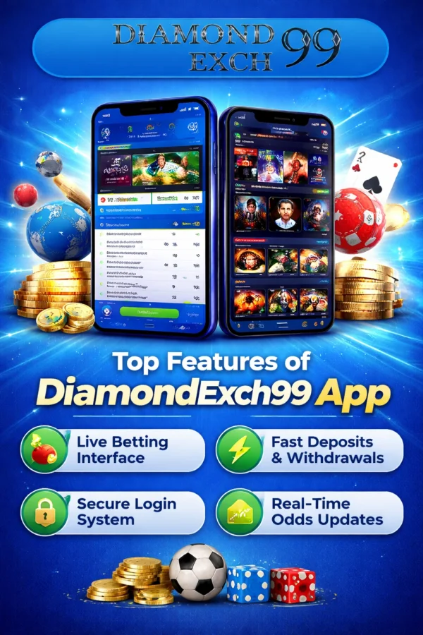 Diamondexch99 App features live betting fast payments