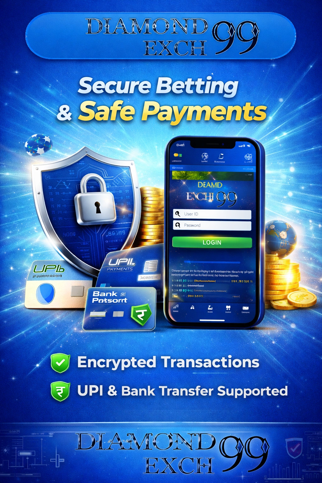 Diamondexch99 App secure payments data protection