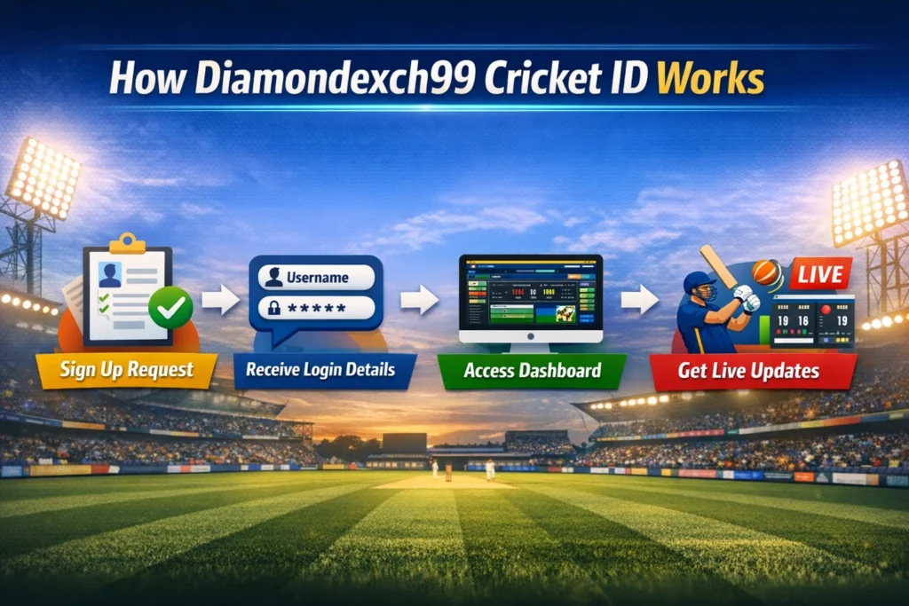 How Diamondexch99 Cricket ID works step by step login verification and dashboard access process