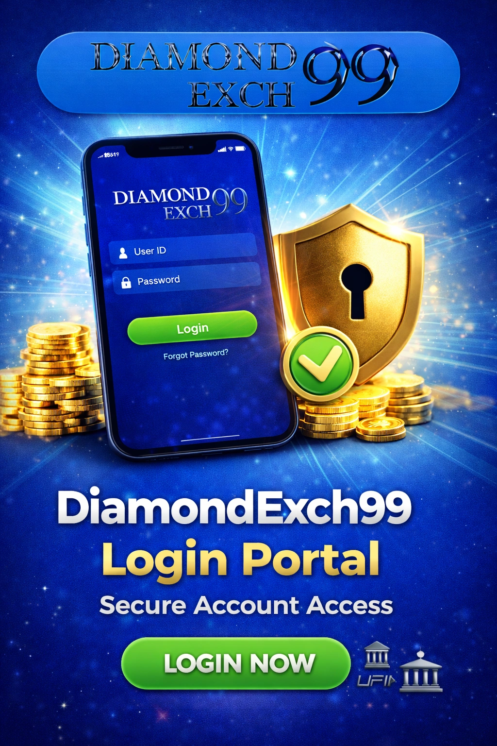 Diamondexch99 Login portal secure account access banner