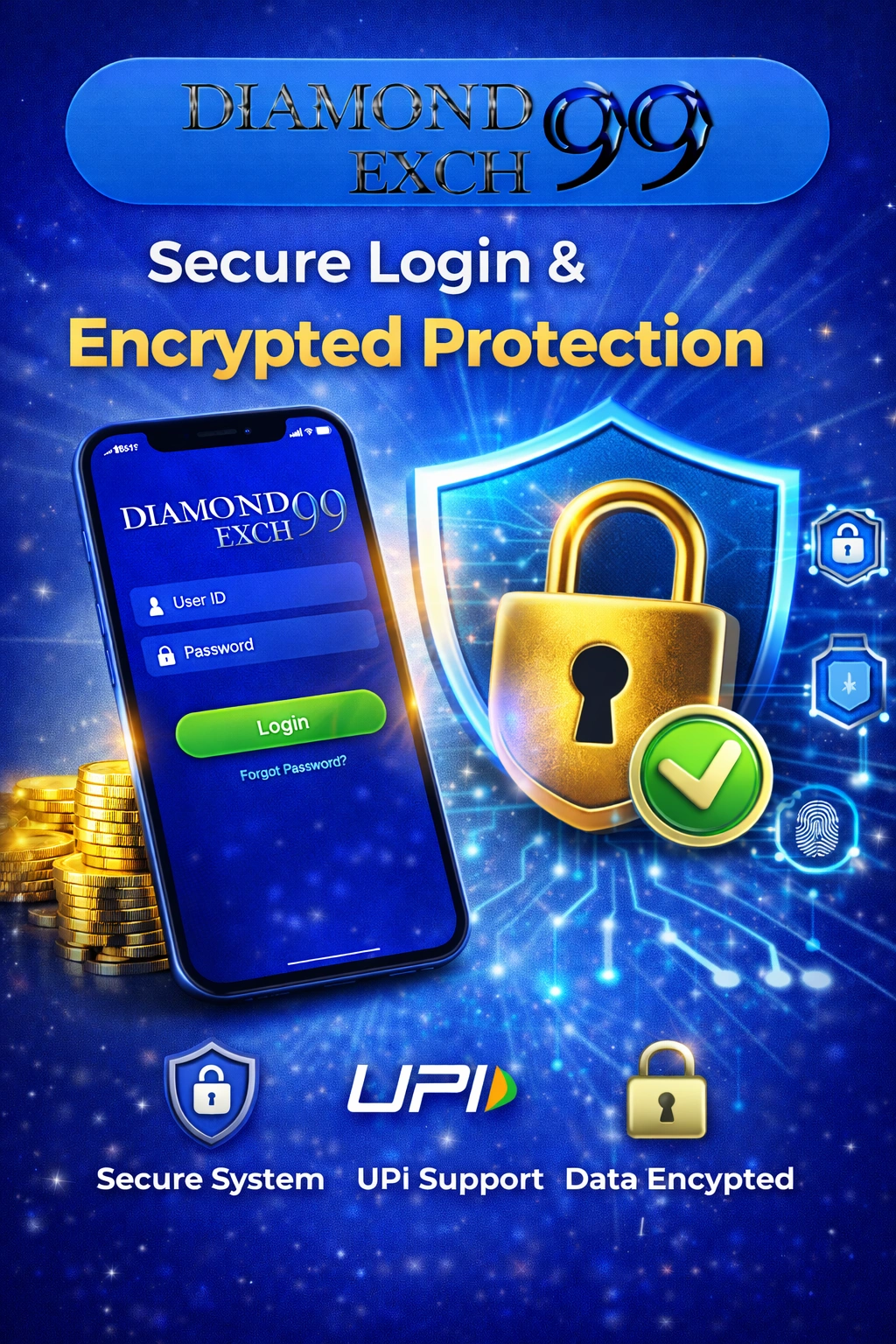 Diamondexch99 Login secure encrypted protection banner