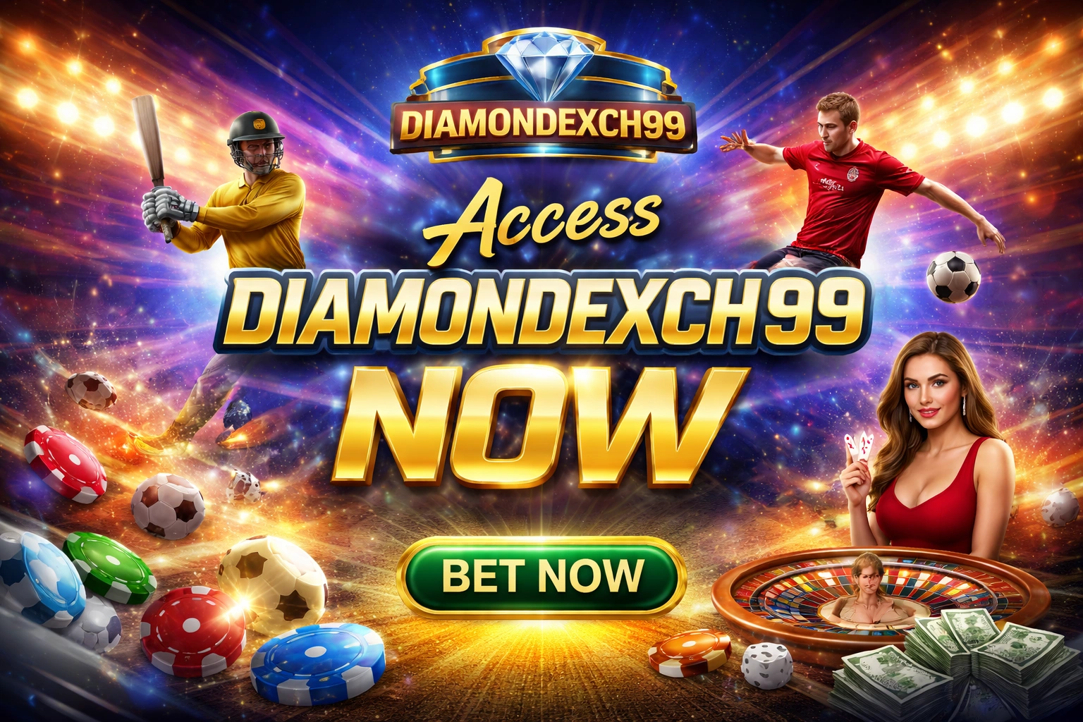 Diamondexch99 Now instant live betting access banner
