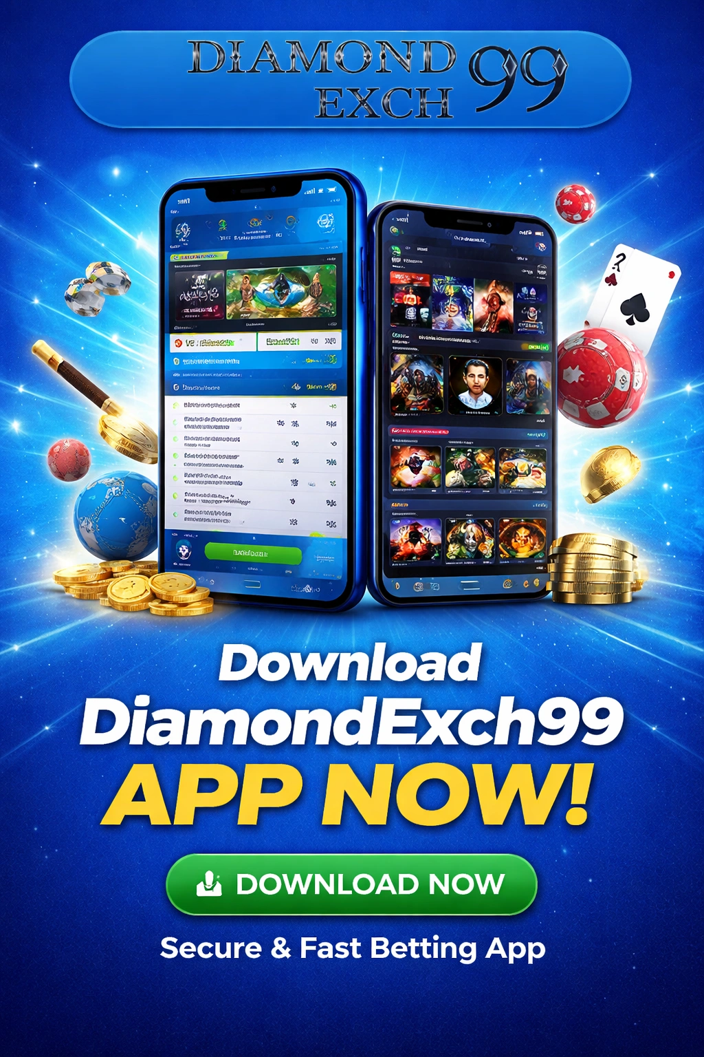 Download Diamondexch99 App secure betting platform