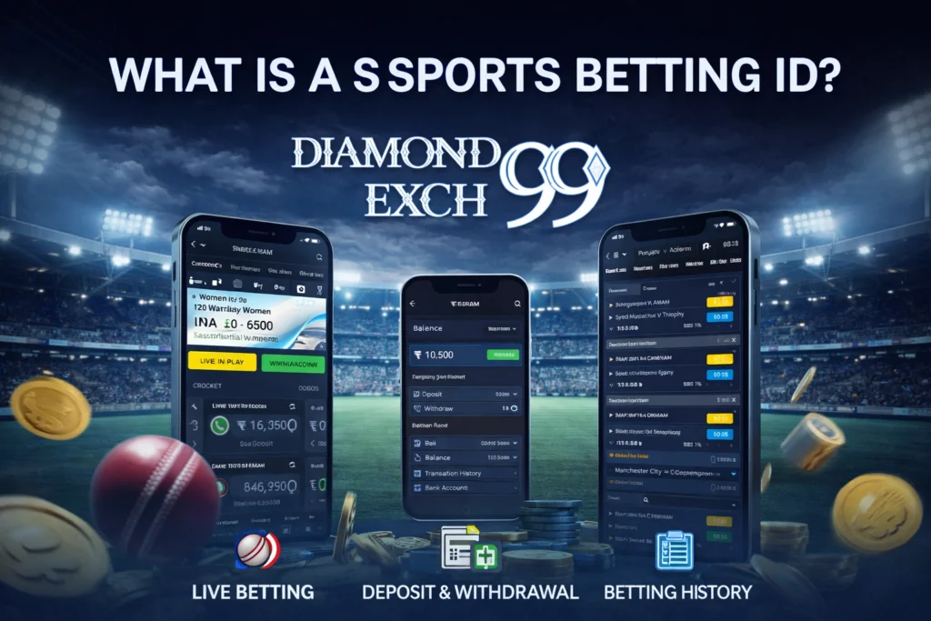 Sports Betting ID login dashboard for online cricket betting in India 2026