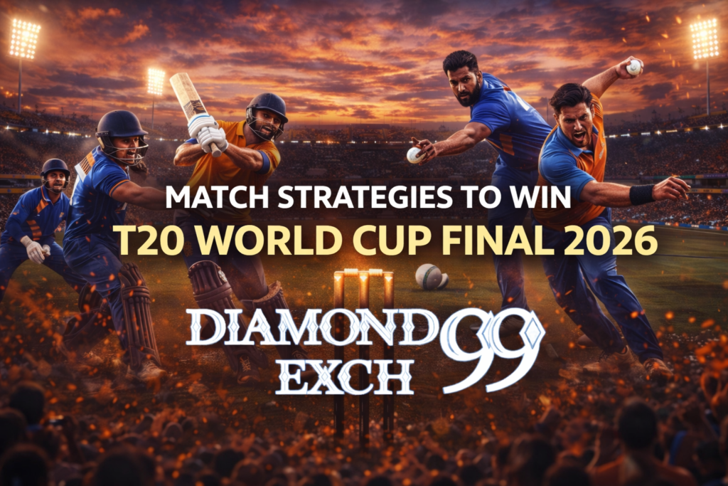 T20 World Cup Final 2026 match strategies with powerplay, middle overs and death overs tactics featuring Diamond Exch 99